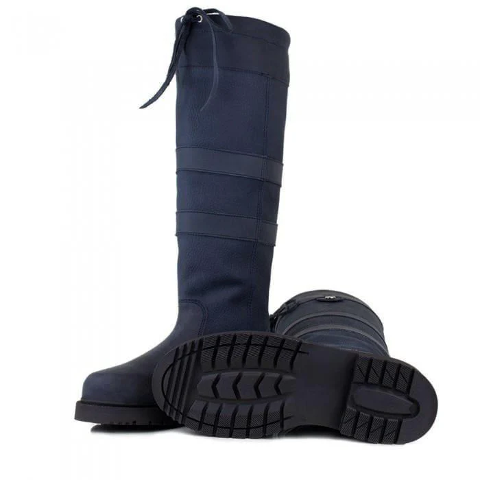 Dakota Waterproof Country Boots - Blue - Standard and Wide Fit - Image 5